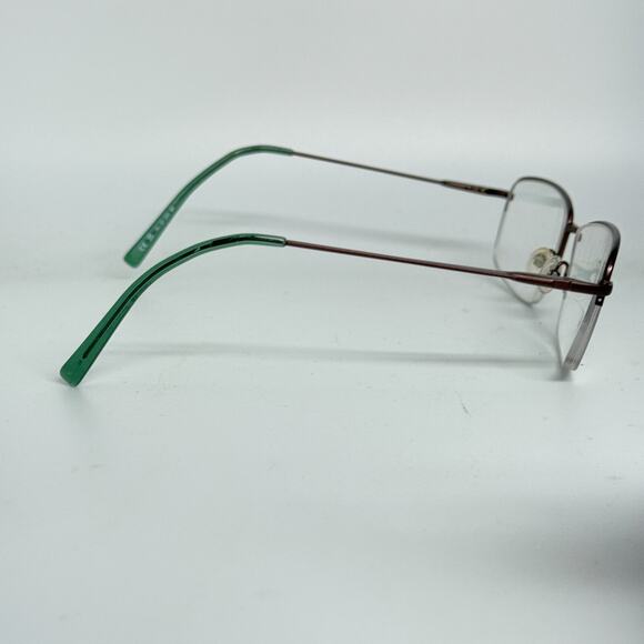 Elliot Ives Wingnut Half Rim Brown Eyeglasses Frame 61-18-150 H17836‎ - Picture 4 of 7